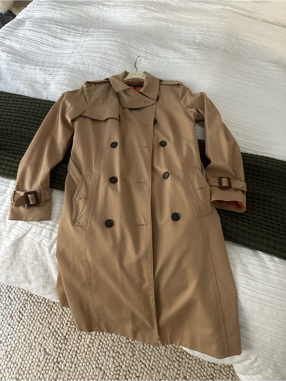 Ann Taylor Tan Trench Coat - Picture 3 of 6
